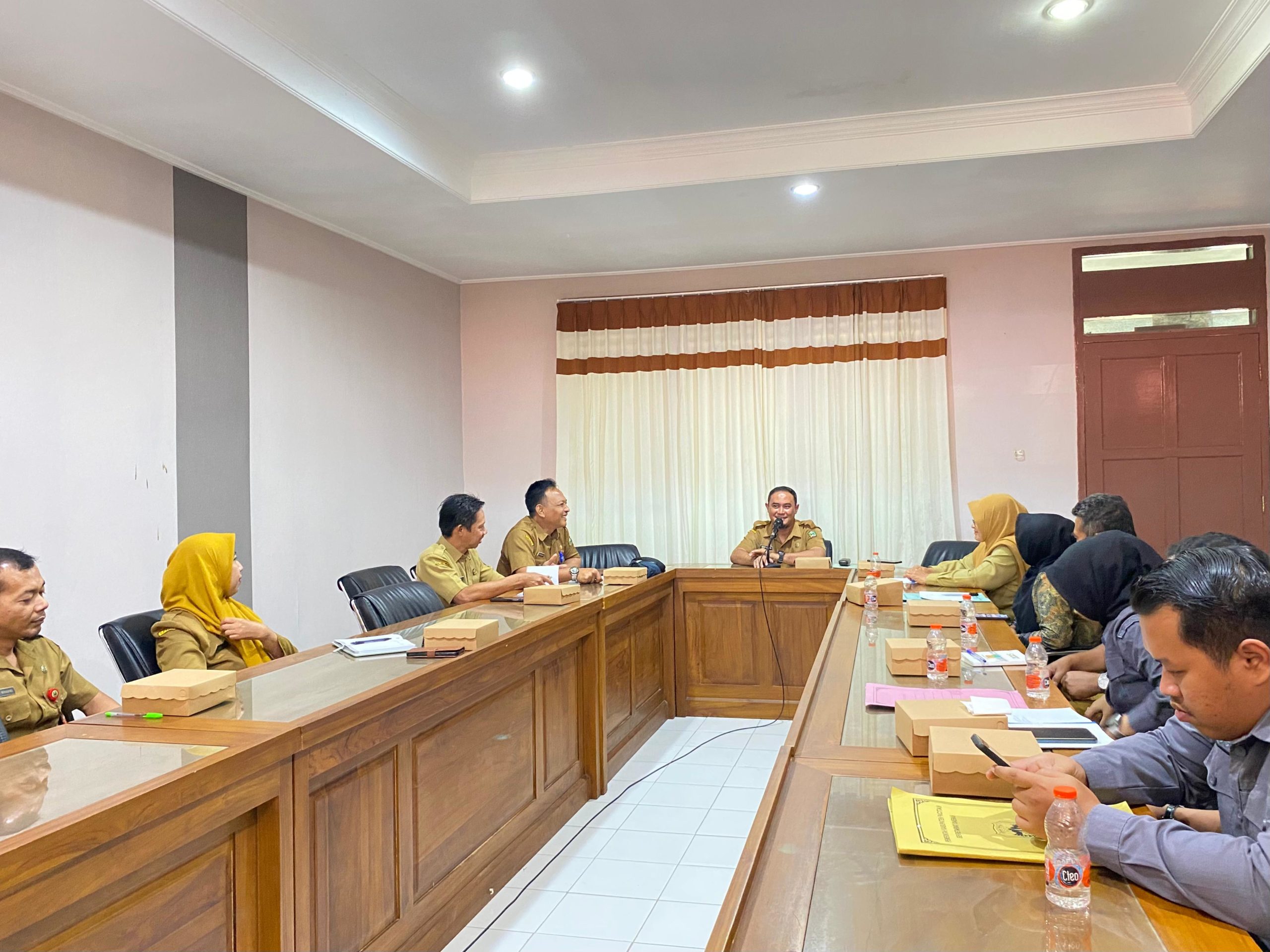 Penerimaan Kunjungan Kerja Bagian Tata Pemerintahan Pemkab Pacitan